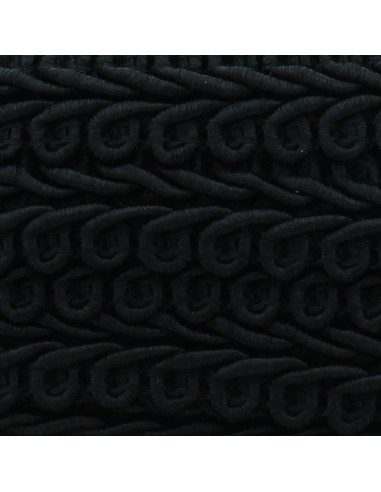 Gallone a spiga stile Chanel - Nero