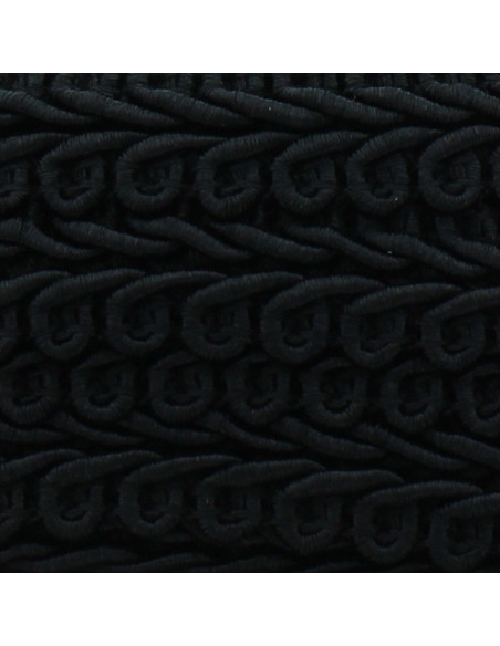 Gallone a spiga stile Chanel - Nero