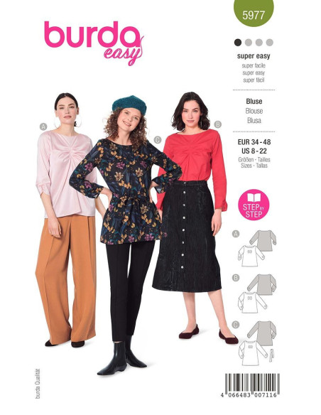 Modello di T-shirt - Burda 5977