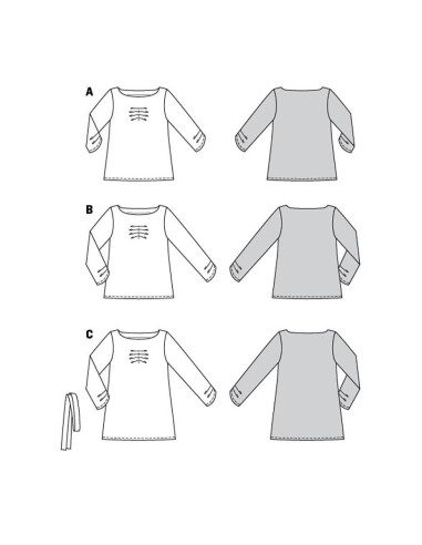 Modello di T-shirt - Burda 5977