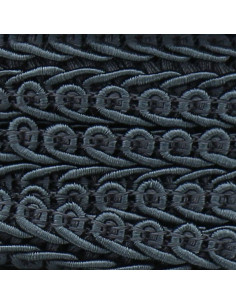 Galone a spina di pesce stile Chanel - Grigio scuro 2