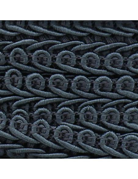 Galone a spina di pesce stile Chanel - Grigio scuro