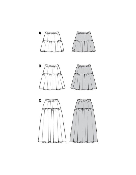 Modello di gonna - Burda 5978
