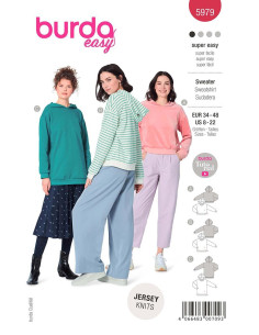 Modello di felpa - Burda 5979