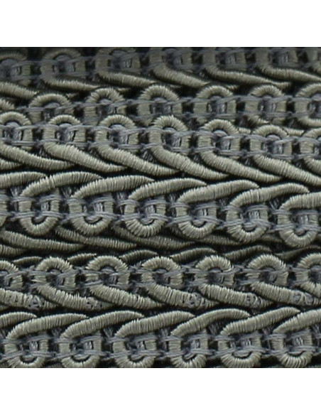 Gallone a spiga stile Chanel - Grigio medio