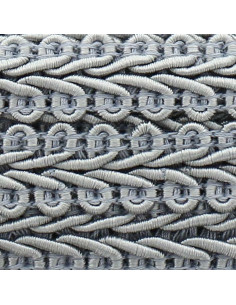 Gallone a spiga stile Chanel - Grigio perla 2