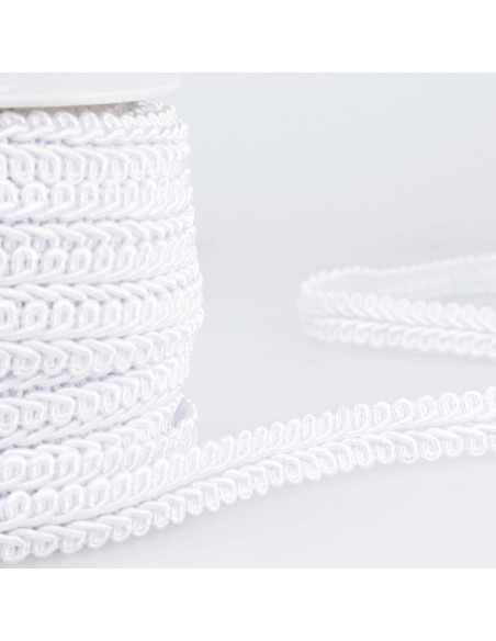 Gallone a spiga stile Chanel - Bianco
