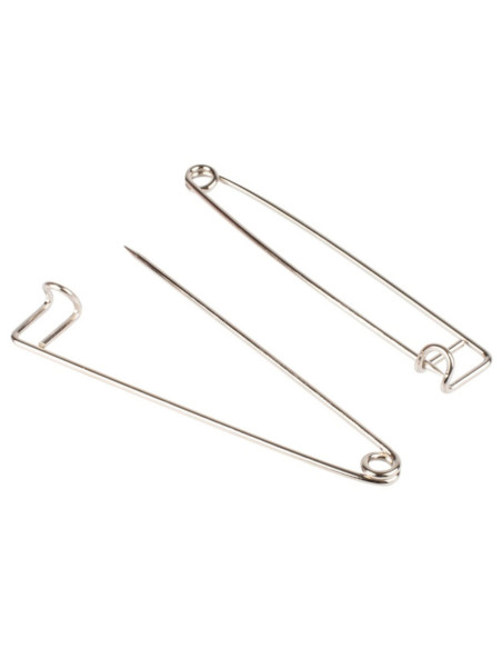 Set di 2 fermamaglie per maglieria 11 cm