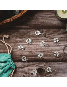 Set di segnalibri in argento placcato Chakra Mindful KnitPro