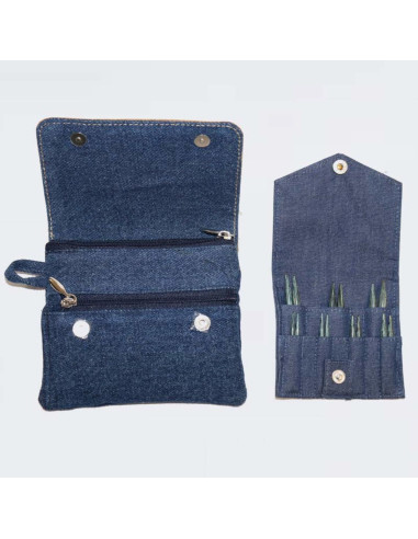 Set di ferri circolari mini KnitPro Indigo