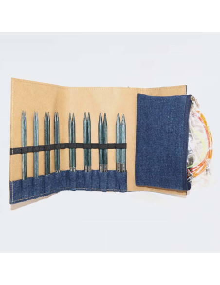 Set di ferri circolari KnitPro Indigo