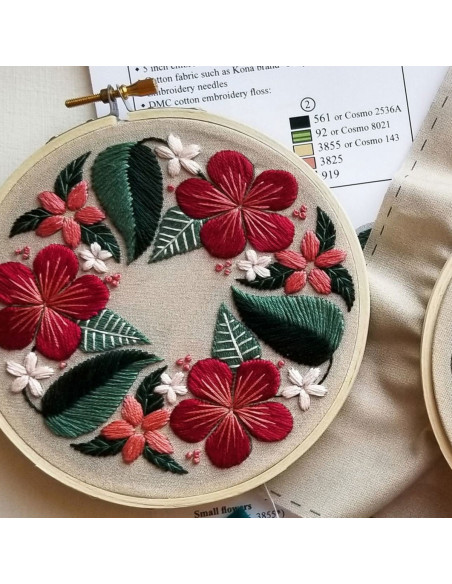 Kit ricamo - Floral Flourish