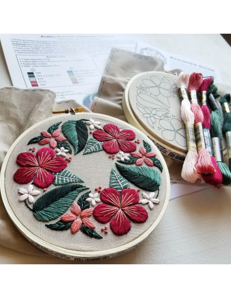 Kit ricamo - Floral Flourish