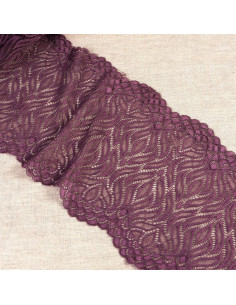 Pizzo elastico fiamma - Prugna