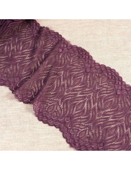 Pizzo elastico fiamma - Prugna