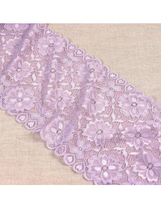 Pizzo elastico sentiero di fiori - Parma