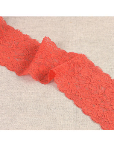 Pizzo elastico fiori delicati - Bengala