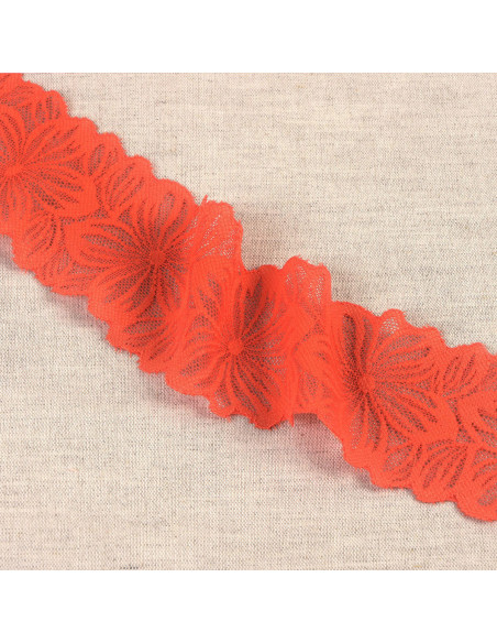 Pizzo elastico petali di fiori - Bengala