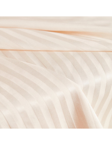 Tessuto cotone viscosa Stripes Off-White - Atelier Brunette