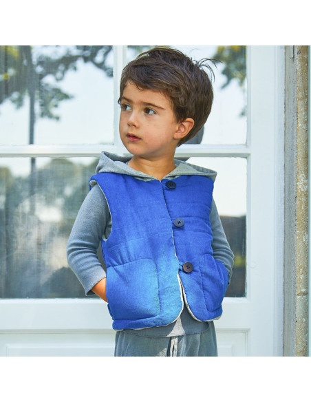 Modello di gilet smanicato unisex Vienne kids - Ikatee