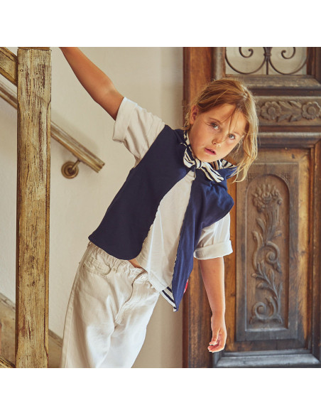 Modello di gilet smanicato unisex Vienne kids - Ikatee