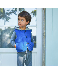 Modello di gilet smanicato unisex Vienne - Ikatee