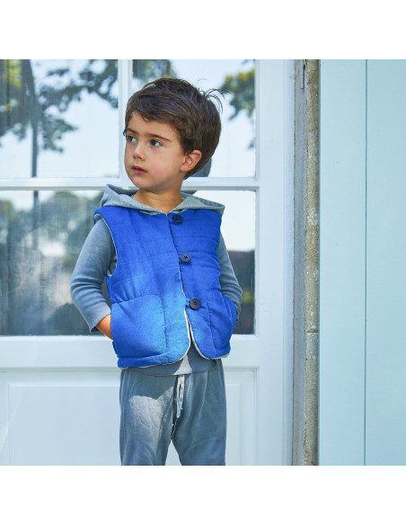 Modello di gilet smanicato unisex Vienne - Ikatee