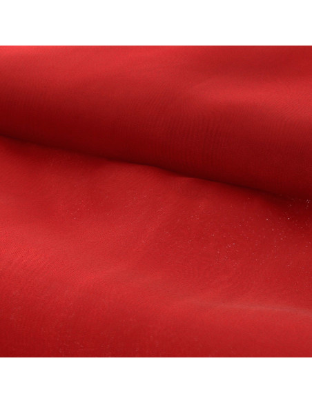 Tessuto organza - Rosso