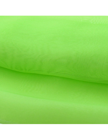 Tessuto organza - Verde lime
