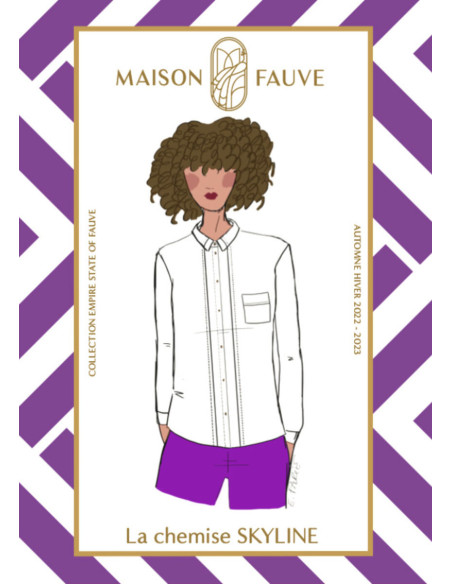 Modello di camicia Skyline - Maison Fauve