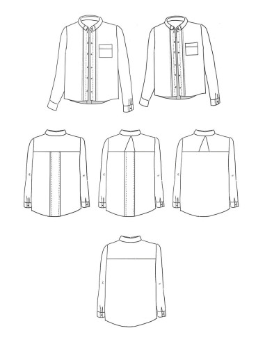 Modello di camicia Skyline - Maison Fauve