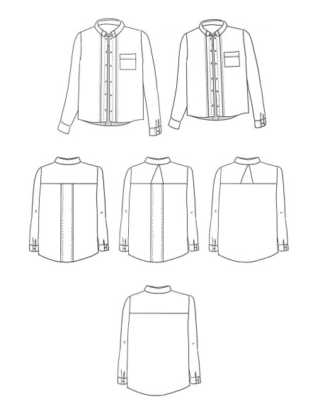 Modello di camicia Skyline - Maison Fauve