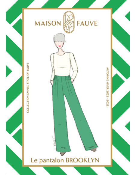 Modello di pantaloni Brooklyn - Maison Fauve