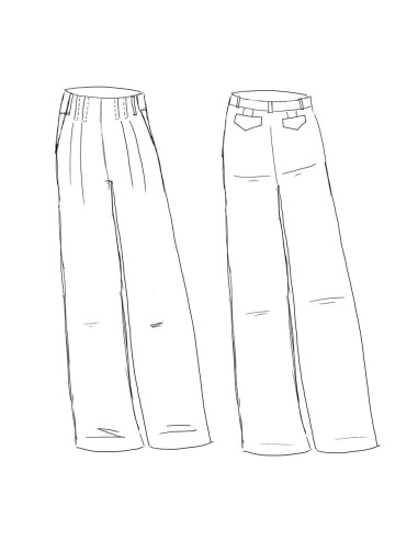 Modello di pantaloni Brooklyn - Maison Fauve