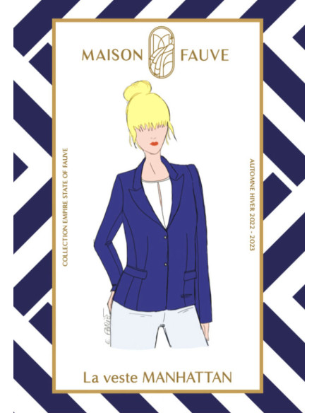 Modello di giacca Manhattan - Maison Fauve