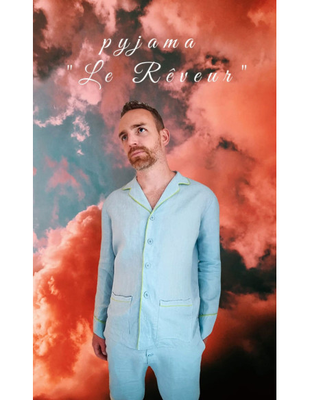 Modello di pigiama da uomo Le Rêveur - Les BG