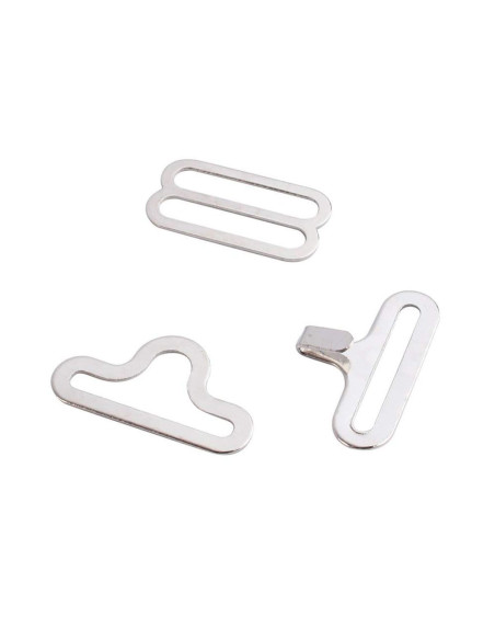 Set di 20 fermagli a farfalla - Argento