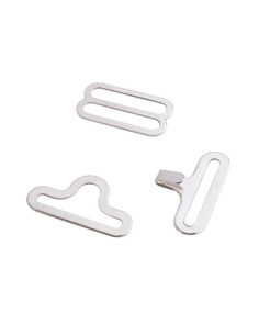 Set di 3 fermagli a farfalla - Argento 2