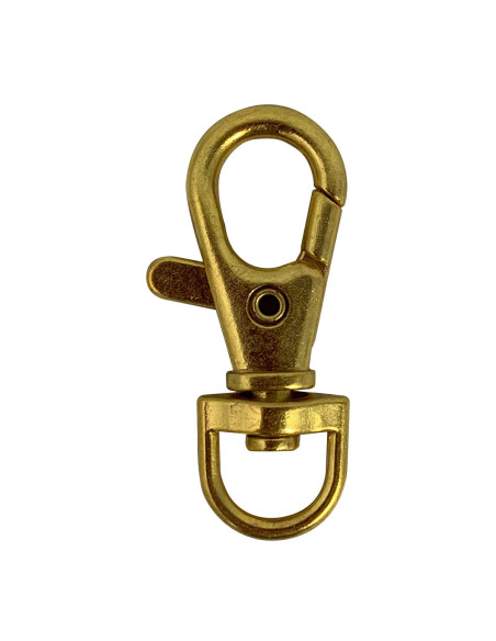Moschettone in metallo - Dorato 40 x 10 mm