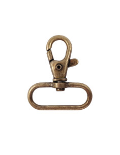 Moschettone in metallo - Bronzo 40 x 30 mm