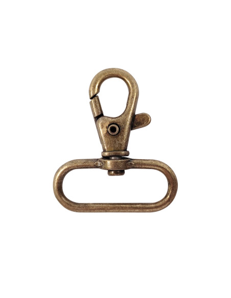 Moschettone in metallo - Bronzo 40 x 30 mm