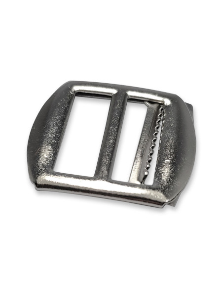 Fibbia di regolazione per briglia - Argento 20 mm