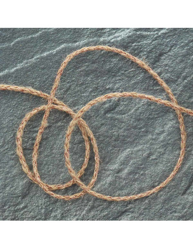 Treccia rotonda juta lurex - Rame