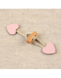 Brandeburgo cuore simil - Rosa