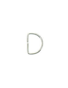 Anello a D 20 mm - Argento
