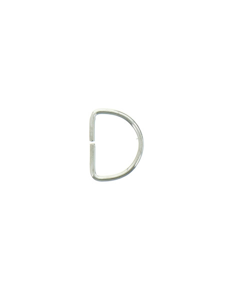 Anello a D 20 mm - Argento