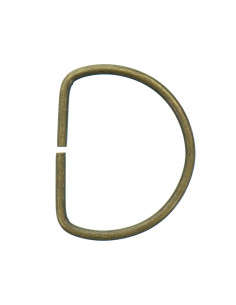Anello a D 40 mm - Bronzo