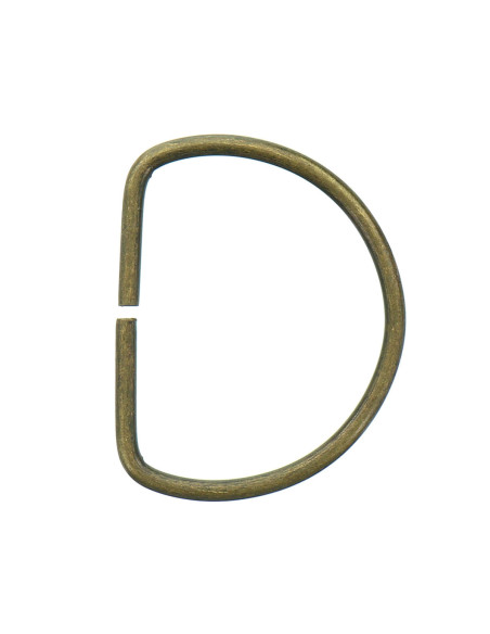 Anello a D 40 mm - Bronzo