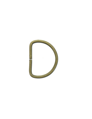 Anello a D 25 mm - Bronzo