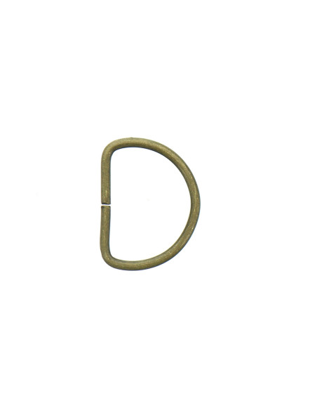 Anello a D 25 mm - Bronzo